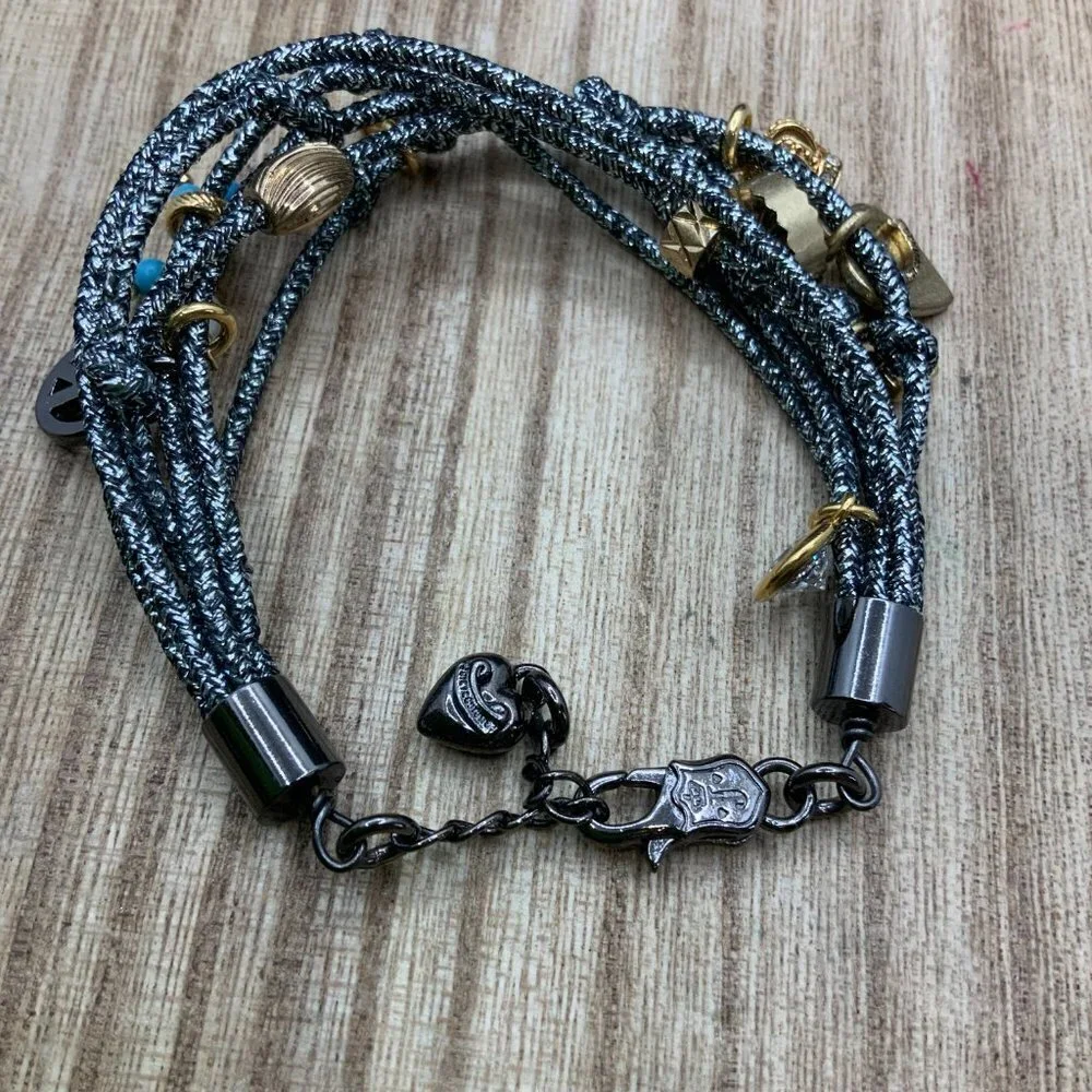 Juicy Couture Multi Strand Multi Charm Bracelet